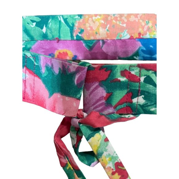 Vintage Handmade Dress and Belt Womens S? Used Floral - Picture 15 of 16